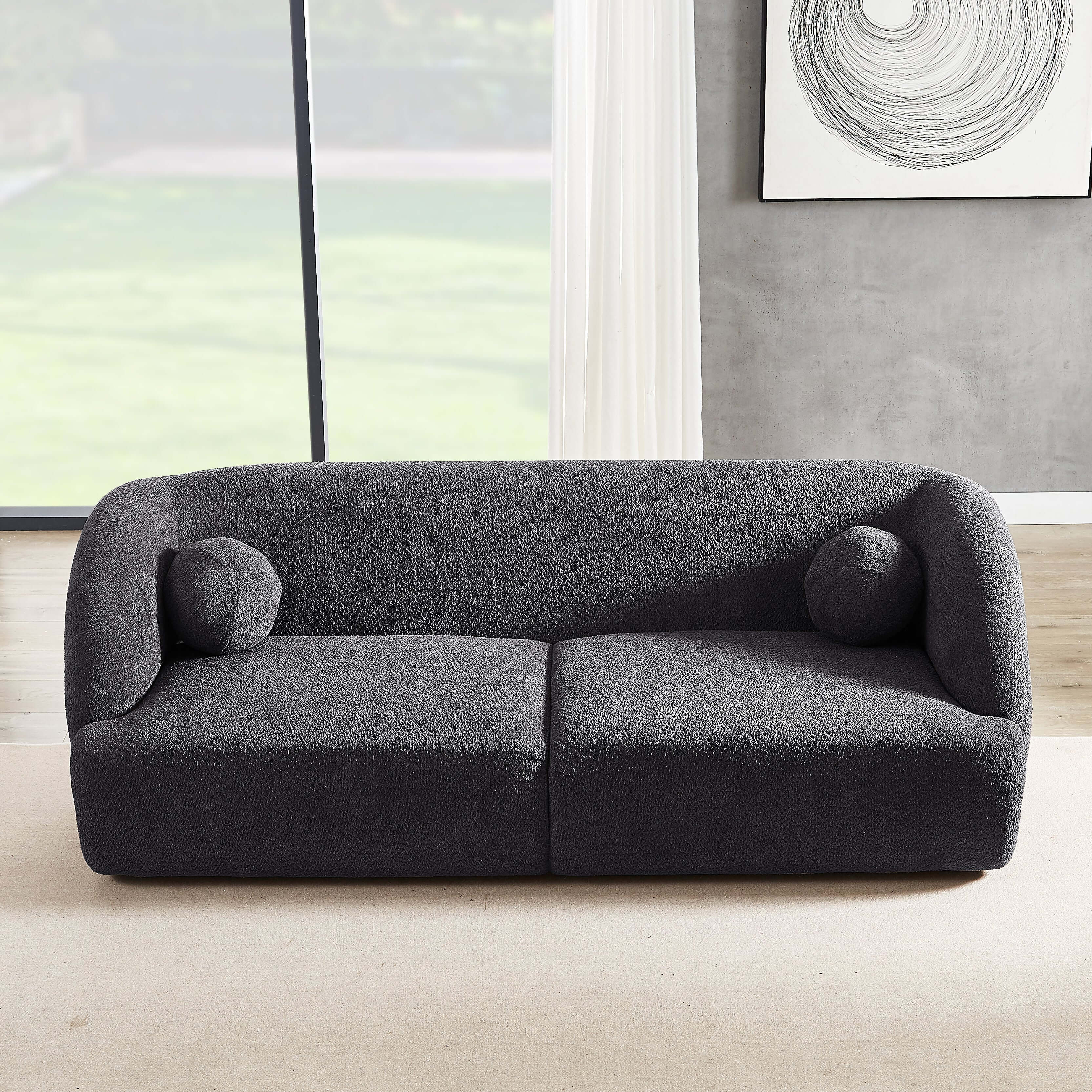 Anna French Boucle Sofa