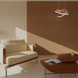 Modern MDF Wall Panel - Textured Surface for Noise Reduction, Honey Oak Finish, 0.71" Depth, 7.94" Width, 96.06" Height, Easy Installation