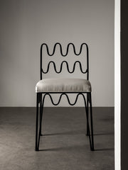 Wave Dining Chair Black