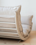 LAAKSO rocking lounger, OHRA cushion and wedges | beige set