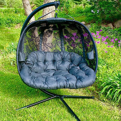 Hanging Pumpkin Patio Loveseat in Butterfly black