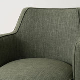 Yisa Modern Swivel Small Barrel Chair (1-Piece)