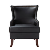 Aurelia Mid-century Modern Vegan Leather Accent Armchair
