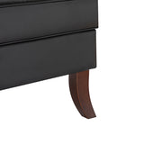Aurelia Mid-century Modern Vegan Leather Accent Armchair