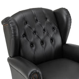 Raquel Genuine Leather Armchair with Sturdy Construction