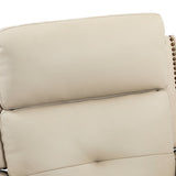 Benito 28.74" Wide Genuine Leather Swivel Rocker Recliner