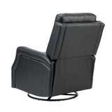 Benito 28.74" Wide Genuine Leather Swivel Rocker Recliner