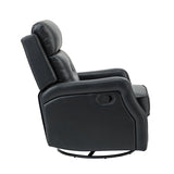 Benito 28.74" Wide Genuine Leather Swivel Rocker Recliner