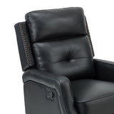 Benito 28.74" Wide Genuine Leather Swivel Rocker Recliner