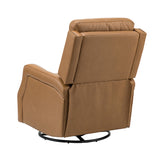 Benito 28.74" Wide Genuine Leather Swivel Rocker Recliner
