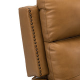 Benito 28.74" Wide Genuine Leather Swivel Rocker Recliner