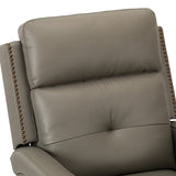 Benito 28.74" Wide Genuine Leather Swivel Rocker Recliner