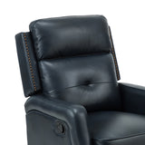 Benito 28.74" Wide Genuine Leather Swivel Rocker Recliner