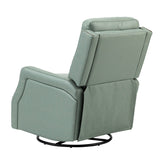 Benito 28.74" Wide Genuine Leather Swivel Rocker Recliner