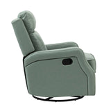 Benito 28.74" Wide Genuine Leather Swivel Rocker Recliner