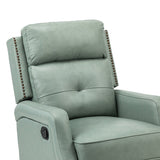 Benito 28.74" Wide Genuine Leather Swivel Rocker Recliner
