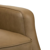 Benito 28.74" Wide Genuine Leather Swivel Rocker Recliner