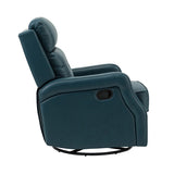 Benito 28.74" Wide Genuine Leather Swivel Rocker Recliner