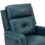 Benito 28.74" Wide Genuine Leather Swivel Rocker Recliner