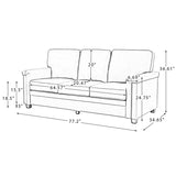 Lea 77.2" Wide Sofa