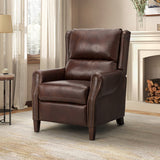 Rosaura 32.68" Wide Genuine Leather Manual Recliner