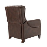 Rosaura 32.68" Wide Genuine Leather Manual Recliner