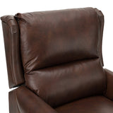 Rosaura 32.68" Wide Genuine Leather Manual Recliner