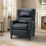 Rosaura 32.68" Wide Genuine Leather Manual Recliner