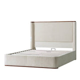 Thaine Convenient Hydraulic Storage Bed with Lighting and Charging Ports