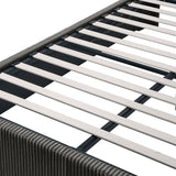 Thaine Convenient Hydraulic Storage Bed with Lighting and Charging Ports