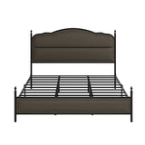 Ernesto 61" Industrial King and Queen Size platform Bed