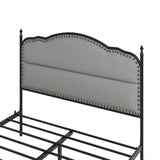 Ernesto 61" Industrial King and Queen Size platform Bed