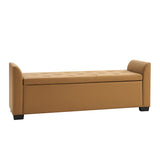 Serena 57.75" Wide Transitional Storage Bench