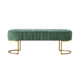 Damian Entryway Bench with Storage & Sturdy Metal Base