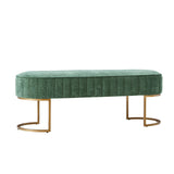 Damian Entryway Bench with Storage & Sturdy Metal Base