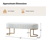 Damian Entryway Bench with Storage & Sturdy Metal Base