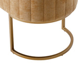 Damian Entryway Bench with Storage & Sturdy Metal Base