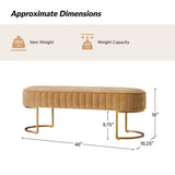 Damian Entryway Bench with Storage & Sturdy Metal Base