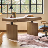 Louise Mid-century Modern Electric Adjustable Standing Desk with Wireless Charging