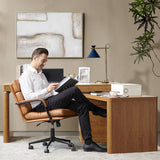 Veritas 360-Degree Rotating Desk Electric Adjustable Standing Desk with Flip-Top Lid