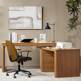 Veritas 360-Degree Rotating Desk Electric Adjustable Standing Desk with Flip-Top Lid