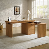 Veritas 360-Degree Rotating Desk Electric Adjustable Standing Desk with Flip-Top Lid