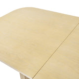 American Modern Fluted Extendable Dining Table  and Chairs & Storage Cabinet Sets (Optional Types)
