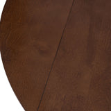 5-Piece 42"Versatile Transitional Round Dining Table with Rattan Charis Set for Seats 2-4 People