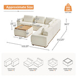 Terra Cloud Sofa With Table