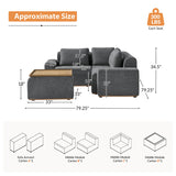Terra Cloud Sofa With Table