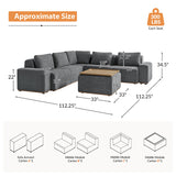 Terra Cloud Sofa With Table