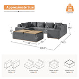 Terra Cloud Sofa With Table