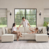 Harmetrix Oversized Soft Sectional Couch with Storage