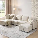 Harmetrix Oversized Soft Sectional Couch with Storage
